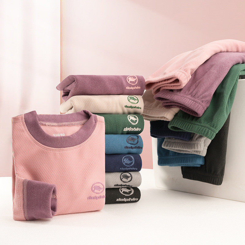 磨绒保暖内衣套装中大童男女童秋衣秋裤睡衣柔软舒适高弹力,童装/婴儿装/亲子装,套装,淘宝优惠券,粉丝福利购,淘宝优惠卷