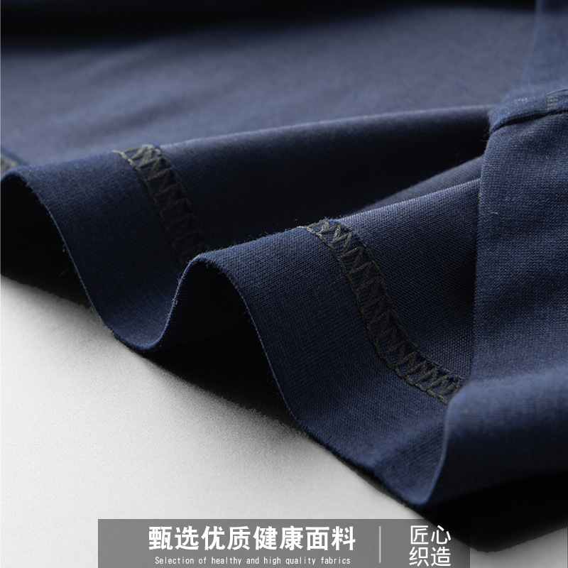 夏季中年中老年人男装短袖T恤纯棉汗衫老头衫爸爸上衣服半袖休闲T