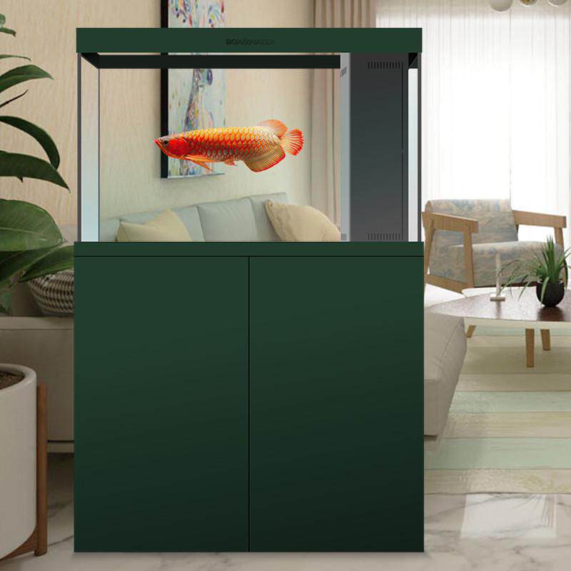 博特方寸系列客厅大中小型鱼缸免换水家用超白玻璃底滤龙鱼缸