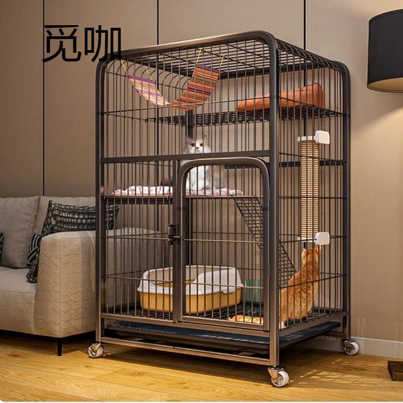 猫笼家用室内四层超大自由空间特大号猫咪别墅加粗加固猫屋猫笼子