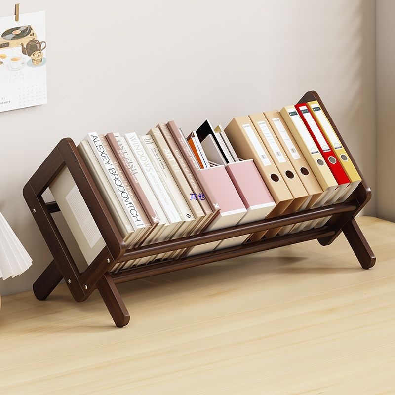 桌面学生儿童小型书架子简易收纳架窗台置物架台面飘窗床头书桌上