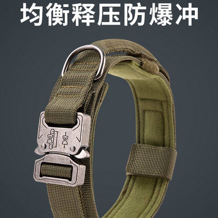 狗狗项圈拉布拉多金毛中边牧狗脖圈大型犬栓狗颈圈狗链防爆冲