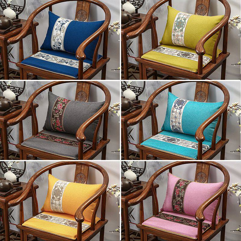 新中式红木椅子坐垫茶椅实木家具沙发太师椅圈椅茶桌椅垫餐椅烛优