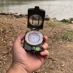 行山专业版二十四山地理指南针高精准夜光罗盘内盘自动旋转定方位