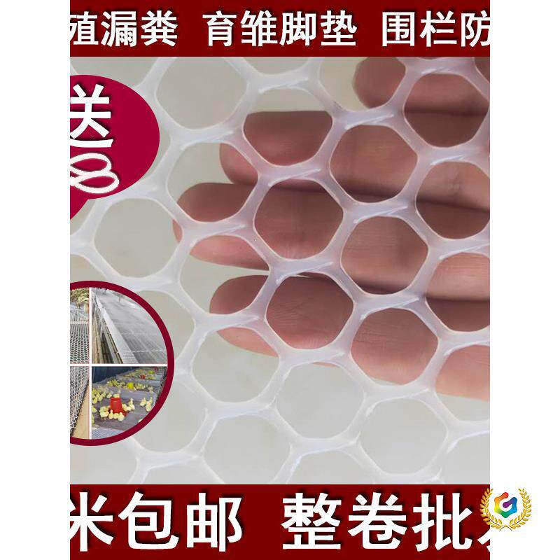 塑料网格养殖网育雏小鸡鸭鹅笼子脚垫漏粪网床阳台围栏防逃防坠网