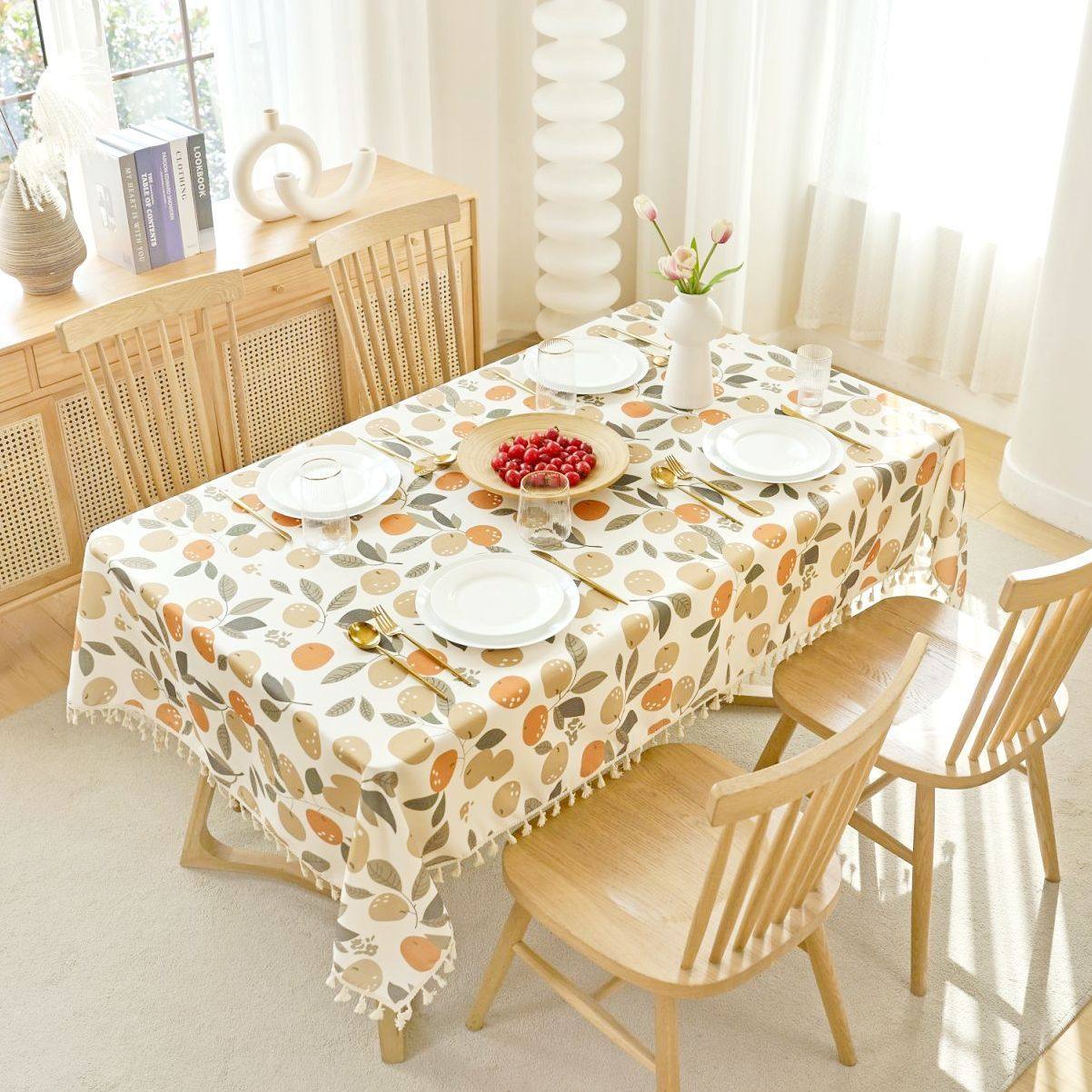 桌布防水防油免洗轻奢ins高级感搭配摆台餐桌垫长方形茶几垫台布,居家布艺,桌布,淘宝优惠券,粉丝福利购,淘宝优惠卷
