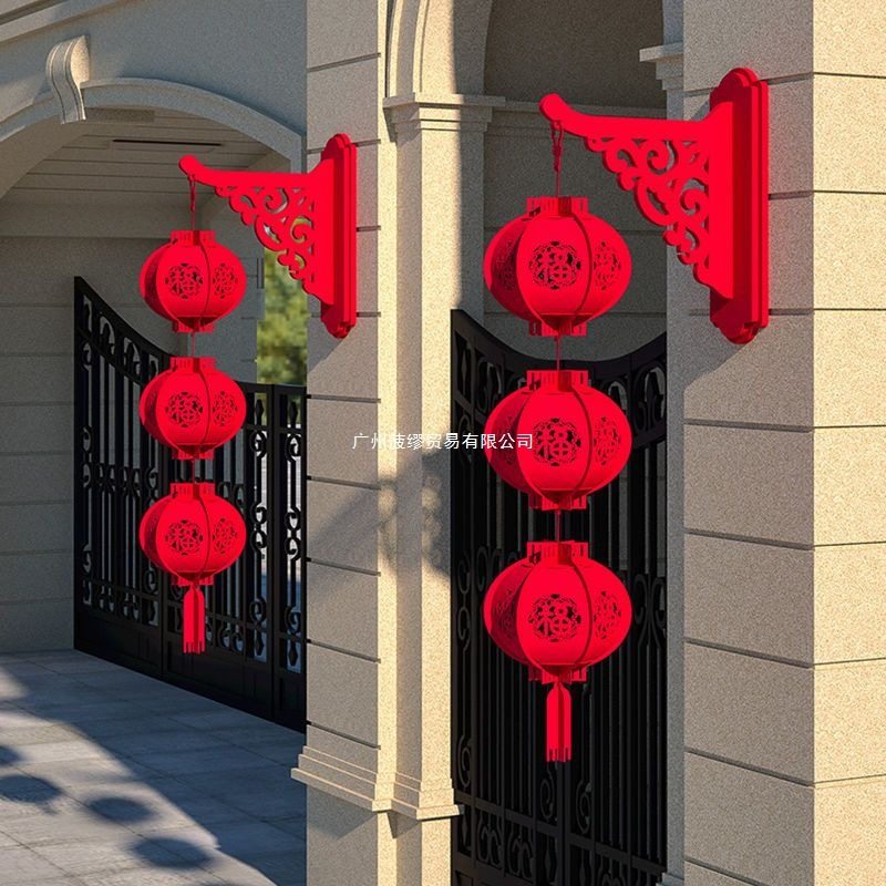 2026新年元旦春节装饰灯笼过年挂件马年福字门挂壁挂新年快乐挂件