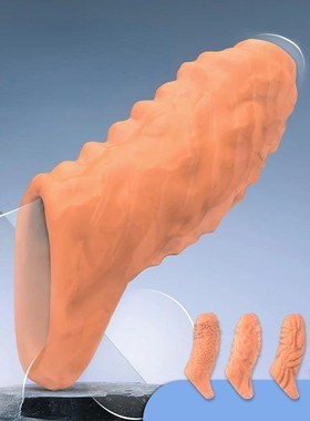 Reusable Condoms Penis Extender Sleeve Delay Ejaculation Coc