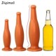 Liquid Bottle Silicone Plug Oversized Wine Anal Dildo