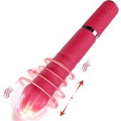 Dildo with Vibrator Thrusting Sex Toys Vibration