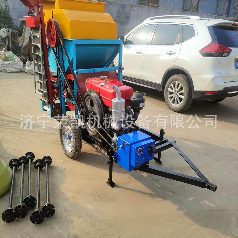 自动装袋花生摘果机 出口花生去秧摘果机 柴油动力花生秧果脱粒机,农机/农具/农膜,收割机械,淘宝优惠券,粉丝福利购,淘宝优惠卷