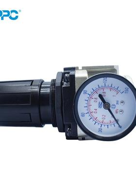 厂家NPPC气源处理器空气调压阀 减压阀调节阀气动可调压表