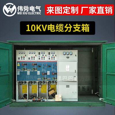 伟秀10KV高压电缆分支箱DFW户外欧式电缆分支箱 不锈钢电缆分接箱