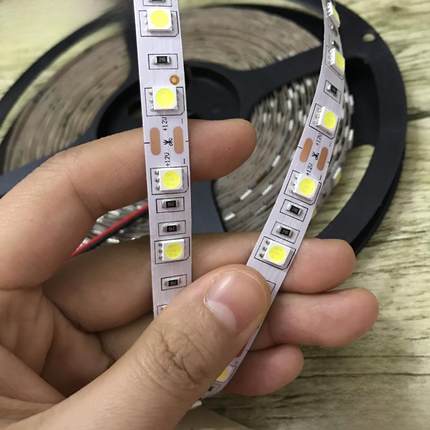 Led灯条12V5050贴片低压室内高亮度不干胶展示柜天花板汽车装饰软