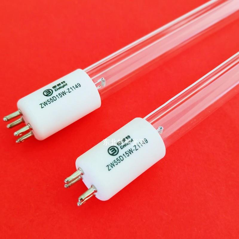 雪莱特55W紫外线杀菌灯管ZW55D15W(Y)-Z1149水处理消毒灯药厂灯管