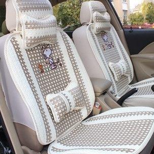 新能源鸿日s1电动汽车座套雷丁d70金彭d70四季通用亚麻全包围坐垫