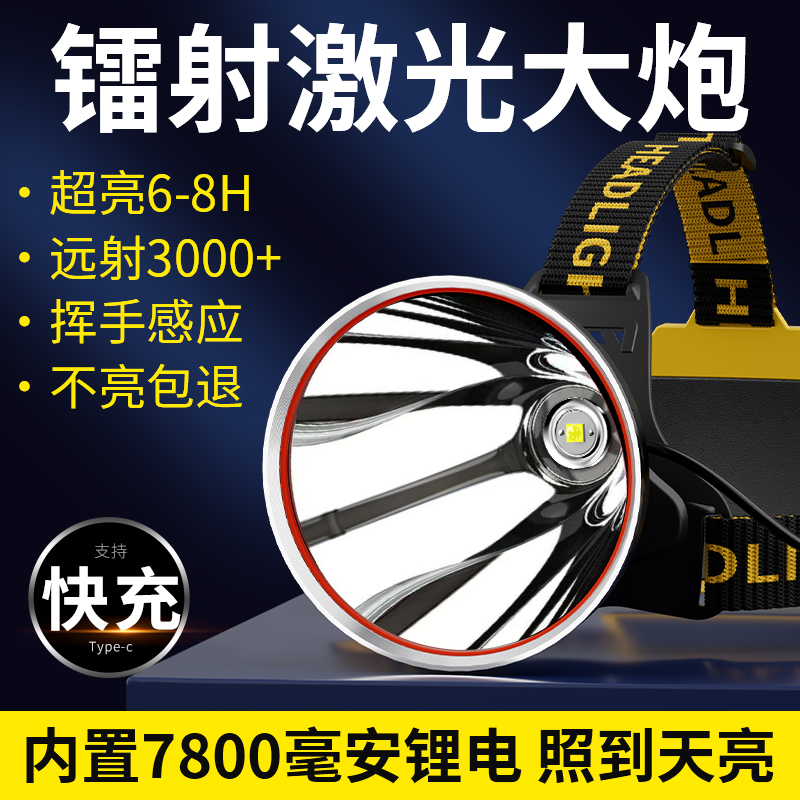 2025强光超亮户外头灯