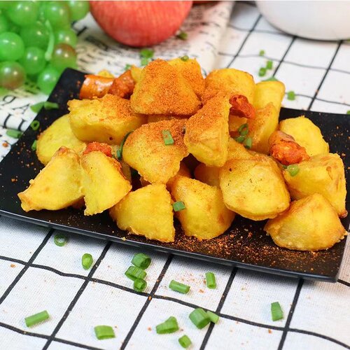 锅巴土豆块冷冻金黄香脆