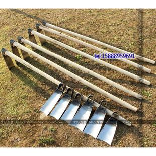 山锄王大锄头老式长柄不锈铬钒钢锄头种菜锄头花农用条锄园林工具