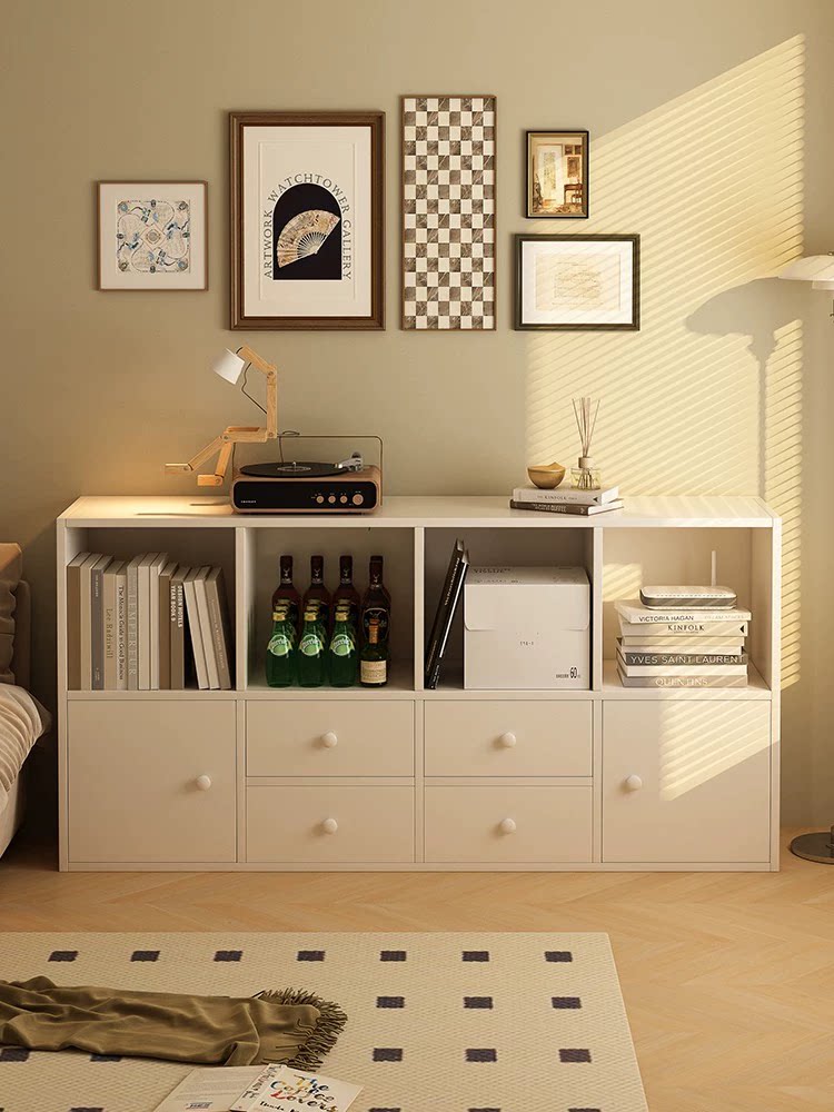 ikea宜家书柜书架置物架落地家用收纳格子柜矮柜自由组合储物八格