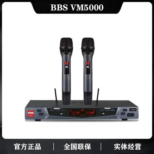 BBS VM5000 U-999S 高端专业无线一拖二麦克演唱娱乐K歌手持话筒