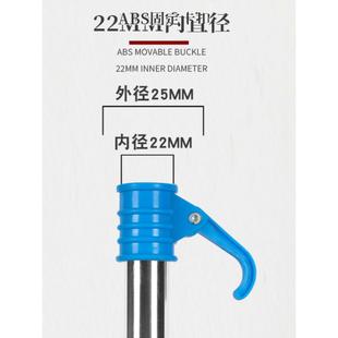 钓伞下杆加长加厚不锈钢焊接丝口钓鱼伞下节地插杆垂钓伞下杆配件