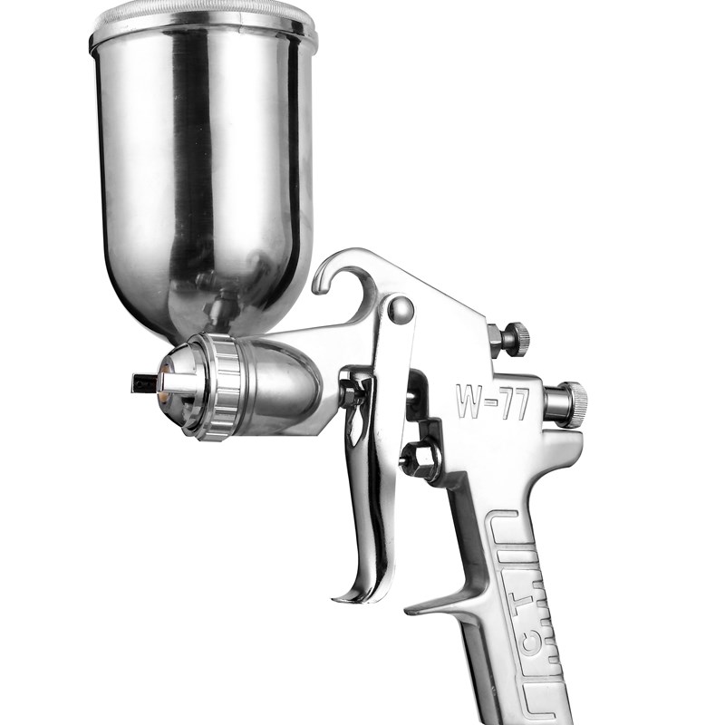 w77油漆喷枪喷漆枪气动w71家具汽车底漆大口Q径乳胶漆喷胶枪壶神