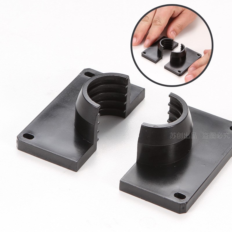 激光打标机光路波纹管夹底座固定卡子塑料支架电线管紧固夹25管箍