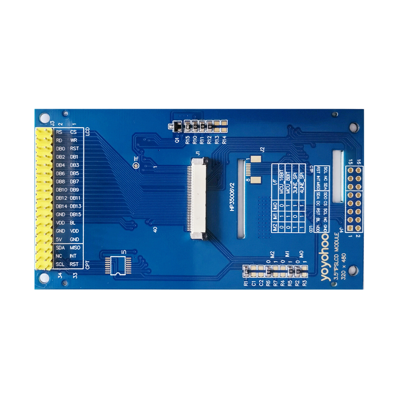 耀元鸿3.5寸液晶屏IPS全视角显示屏ST7796电容屏触摸LCD彩屏GT911