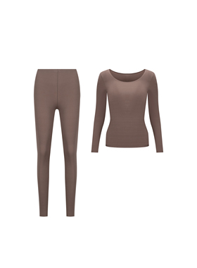 [热能衣]恒温超薄发热带胸垫10级抗菌套装美肤衣WT54DFU165