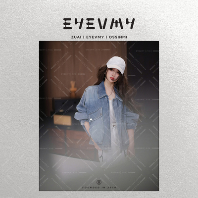 【复古回潮】美式慵懒感阔版大口袋重工艺牛仔外套WT51HLH001