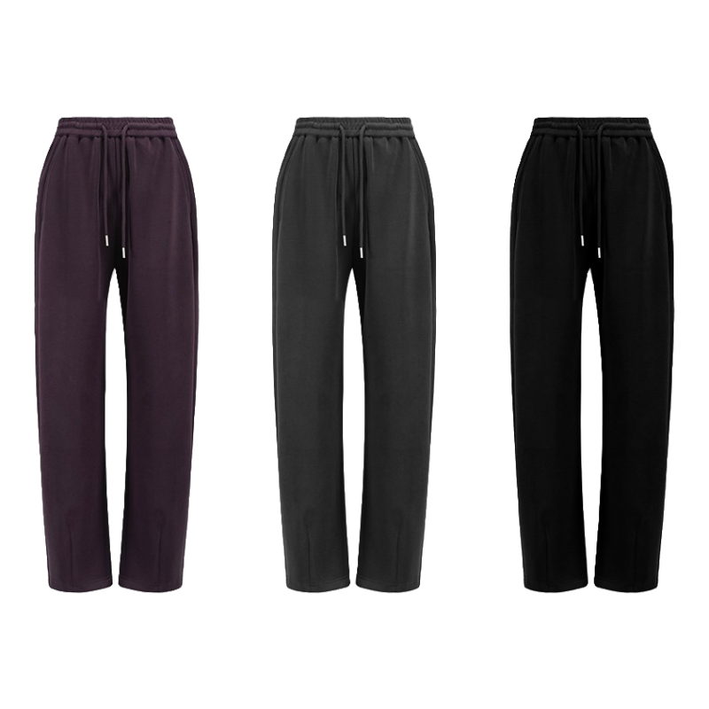 柔软休闲松紧腰抽绳显瘦阔腿裤长裤W24AU7066,女装/女士精品,休闲裤,淘宝优惠券,粉丝福利购,淘宝优惠卷