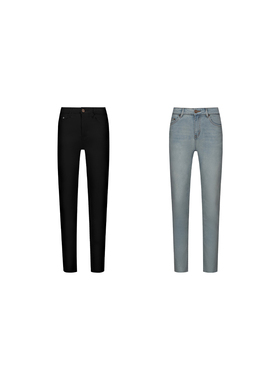 【42S雪醋酸直腿牛仔裤】轻薄微弹天丝棉毛边九分裤显瘦