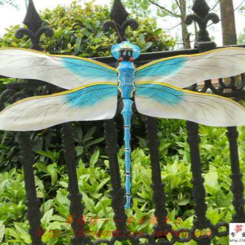 风筝风筝小蜻蜓风筝竹子新不飞潍坊舞台骨架传统道具风筝