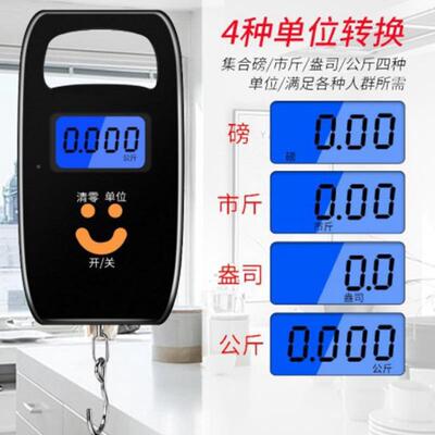 手买菜提秤吊秤家庭用电子称便携式袖珍防骗50克千克智能蔬菜小