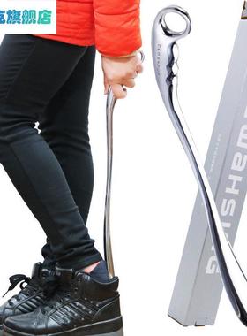 不锈钢鞋拔钛合金鞋扒子金属提鞋器穿鞋器超长鞋把子鞋抽加长柄