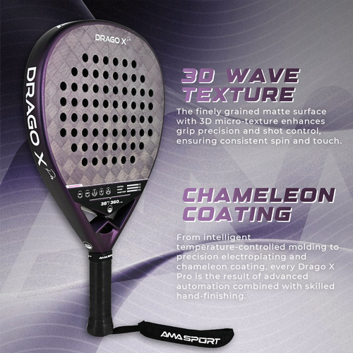 PadelRacket板式网球拍3D18K