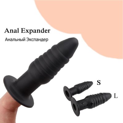 Butt Plug Silicone Finger Hollow Anal Expander Buttplug Vagi