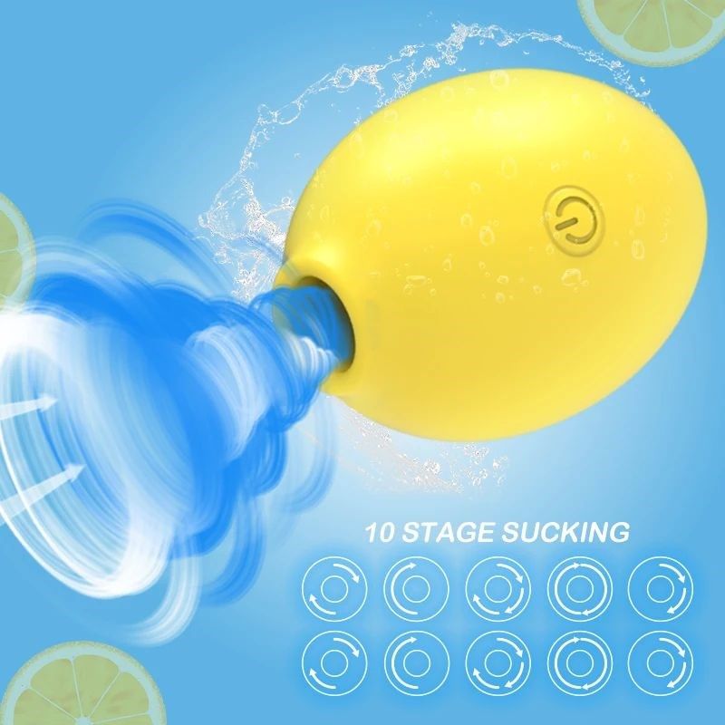LICKLIP Clit Sucker Sucking Lemon Vibrators  Power Suction
