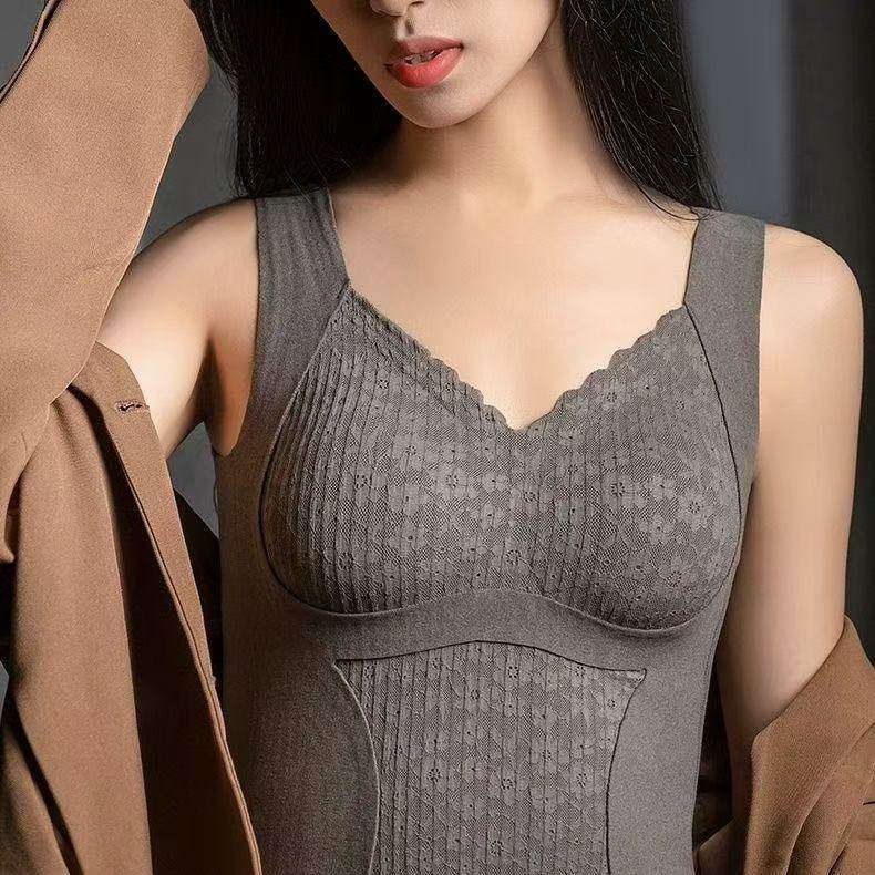 舒适自带打底保暖内衣双面磨绒速暖自发热胸垫无痕女士668保暖,女装/女士精品,背心吊带,淘宝优惠券,粉丝福利购,淘宝优惠卷