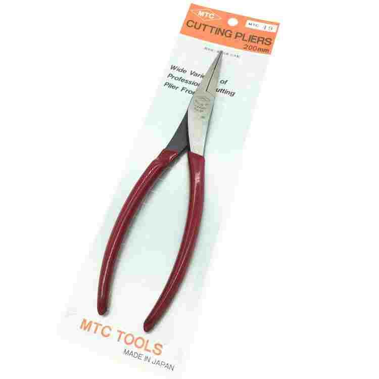 正品日本TTC DBP-200 MTC-49鸭口扁嘴钳扁口钳200mm有牙8寸不带剪