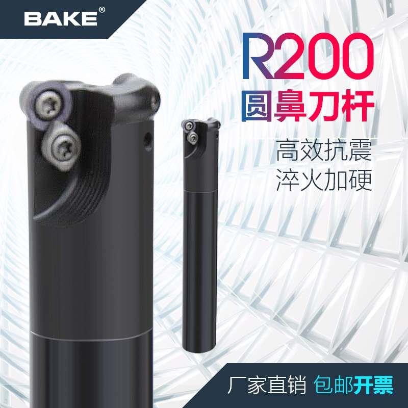 R200刀杆 数控加工中心立铣刀杆 抗震加硬R0.8 R5R6圆鼻刀杆