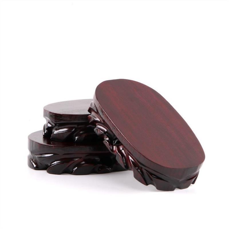 佛台底座加高莲花台佛像坐台实木玉石莲花财神关公貔貅奇石摆件架