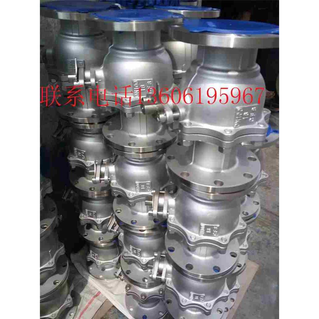 304不锈钢法兰球阀Q41F-16P DN100 125 150 200  4"  5"