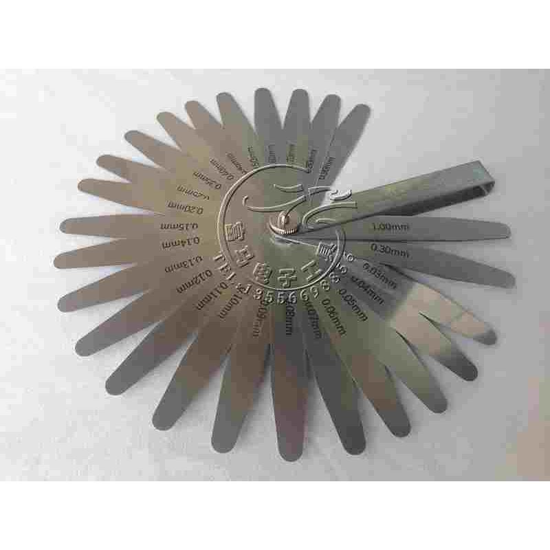 原装日本进口0.03-1MM塞尺supertech25片装厚簿规100MZ间隙片塞规