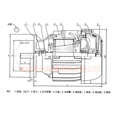 新款YEZ132S4 55KW 三相建筑电机 南京总厂电机 南京特种电机