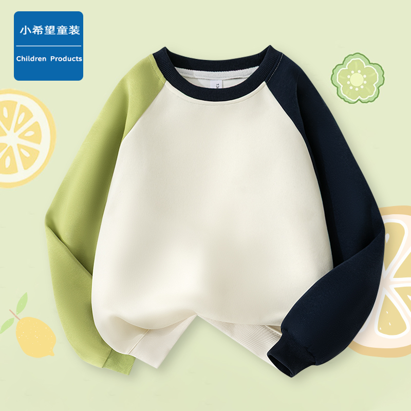 男童卫衣春秋款新款套头圆领上衣