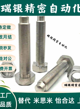 STCAM4/5/6/8/10/12定位螺栓 外六角头细牙 螺纹凸端R角型 FBE22