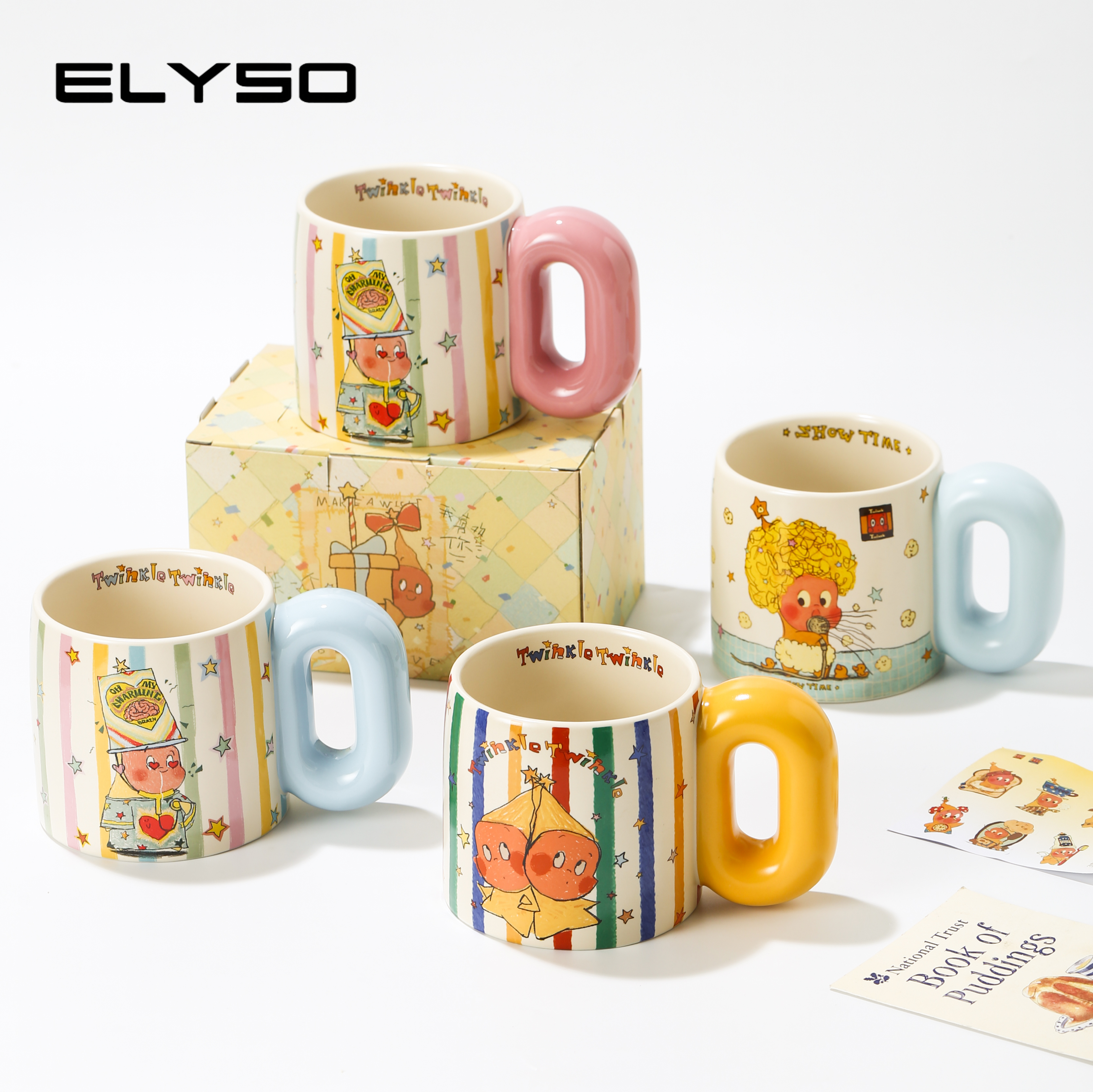 星星人联名新款杯子礼盒情侣对杯