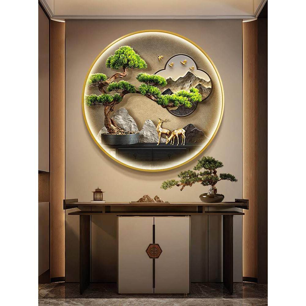 迎客松玄关,水墨_大山谷图库